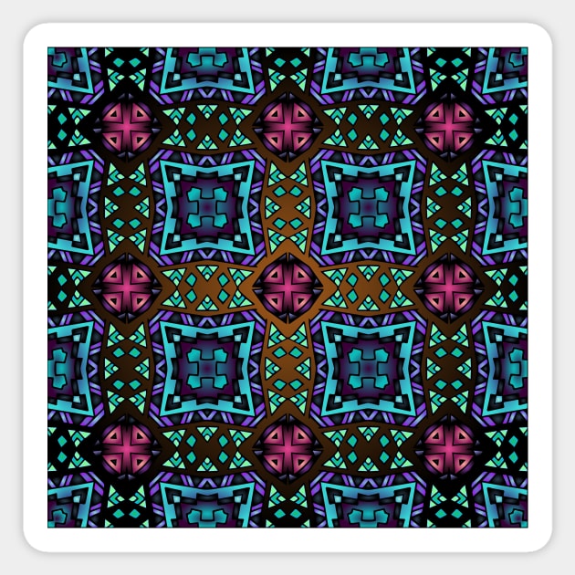 Patterns 111 (Style:10) Sticker by luminousstore